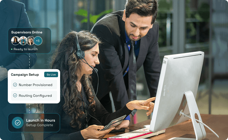 From contract to calls in hours