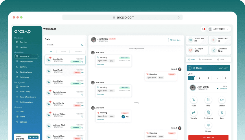 ArcSIP New Account Setup and Sign-In